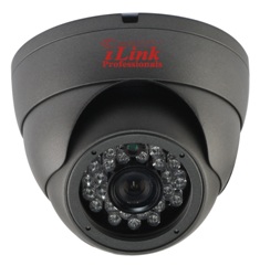 HD 1080P Sony Starvis Black Dome CCTV Security Coax Camera AHD +TVI+CVI+CVBS / 2000 + TVL Analog Infrared Indoor/Outdoor Color D/N
